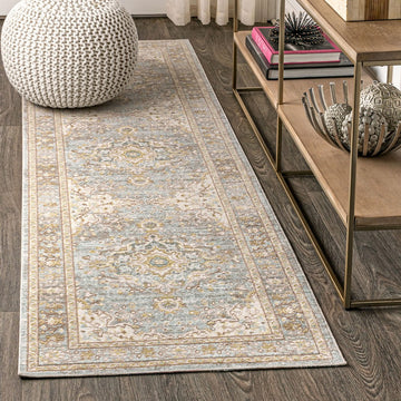 Goa Floral Medallion Traditional Area Rug